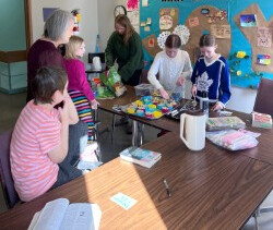 First Baptist-Ingersoll serving pancakes