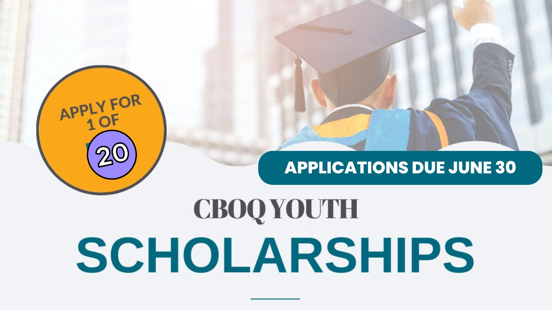 Scholarship application deadline June 30